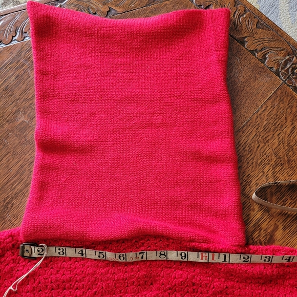 Knit Turtleneck Boho Poncho Shawl Sweater - Picture 4 of 5